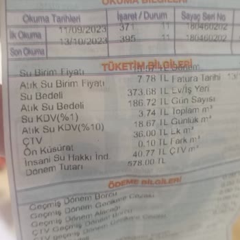 İSKİ Faturada Usulsüzlük Var Fazla Yazılmış