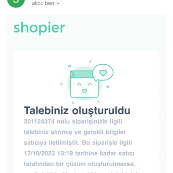 Shopier Para İadesi Yapmıyor