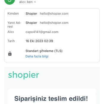 Shopier Para İadesi Yapmıyor
