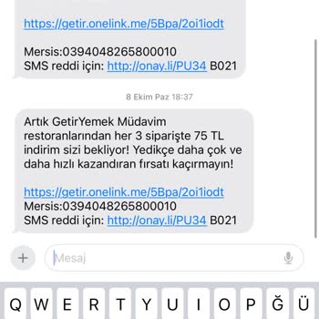 Getir Yemek Yalanları Bitmiyor
