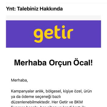 Getir Yemek Yalanları Bitmiyor
