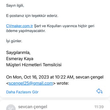 CV Maker Üyelik Sorunu