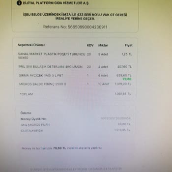 Migros Almadım Ürünün Parasını Ödeyip Geri Para İadesini Beklemek