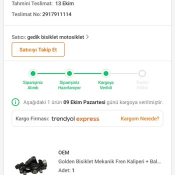 Trendyol Exp 1 Haftada Ürün Getiremiyor
