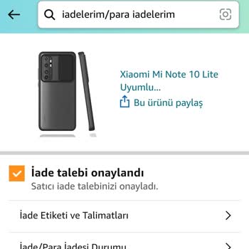 Amazon'a İade Talebi Oluşturma!