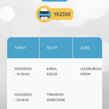 PTT Kargo Ürünüm 1 Haftadır Transfer Sürecinde