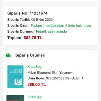 Kitap Seç Ürün Tedarik Sorunu