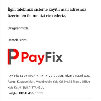 Payfix Hesap Blokesi Kaldırma