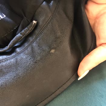 Zara Deri Ceket Soyulma Dökülme