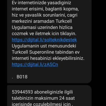 Turkcell İnternet Kesinti Problemi