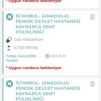 MHRS (Merkezi Hekim Randevu Sistemi) Randevu Alamıyorum Hastaneden