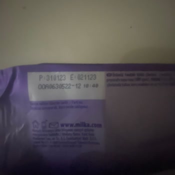 Milka Çikolatadan Çıkan Cisim