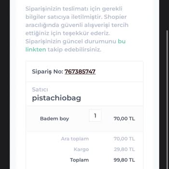 Shopier Siparişimi İptal Etmek İstiyorum