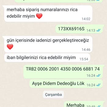 Begüm Mayda Butik Paramı İade Etmiyor Şikayetçiyim