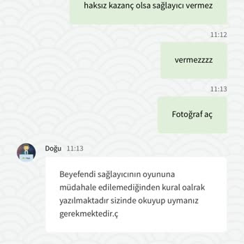 "sözde Kural İhlali Bakiye Silme " Betpuan