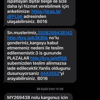 Aras Kargo Teslimatta Aramıyor Ve Kabul Etmediniz Deyip Geçiyor