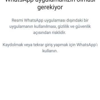 WhatsApp Aero Çalışmıyor