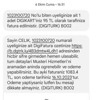 Digiturk Abonelik İptal Ettiler