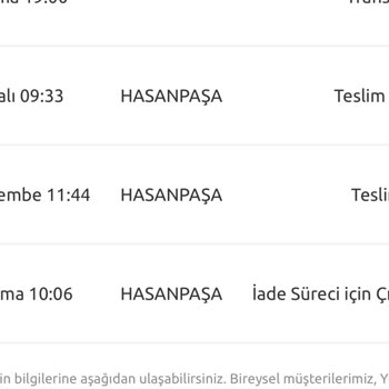 Yurtiçi Kargo Kargo Teslimat Süreci