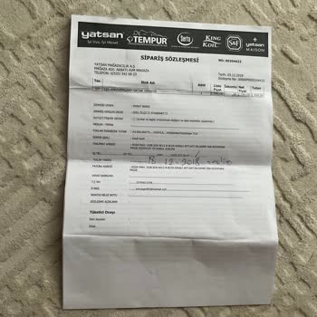 Yatsan King Koil Yatak Çökme Ve Çözüm Bulamama