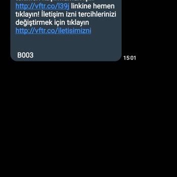 Vodafone Reklam Mesajları İptal Edemedim