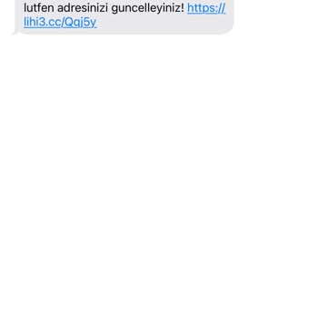 Kargo Adres Değişikliği SMS