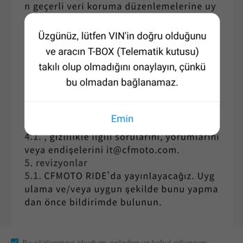 CFMOTO VINN Tbox Hatası!