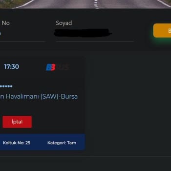 BURULAŞ Otobüs Biletinin 3 Kez Hesabımdan Kesilmesi