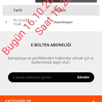 İsem Kitap 11. Gün Hala Ürün Kargoya Verilmedi
