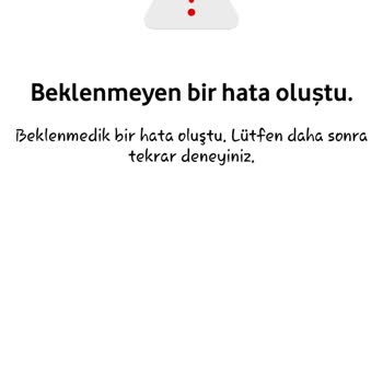 Vodafone Ek İnternet Paketi Alamama