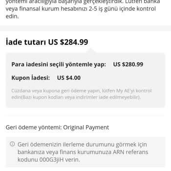 Aliexpress De Para İadesi