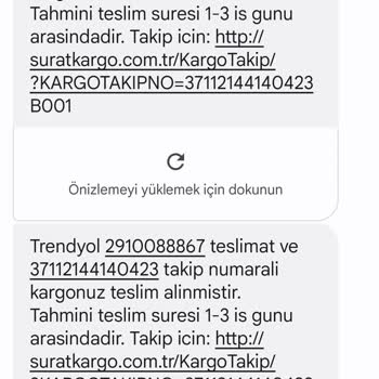 Sürat Kargo Teslim Edilmeyen Kargo