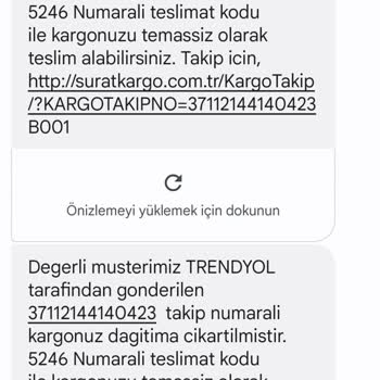 Sürat Kargo Teslim Edilmeyen Kargo