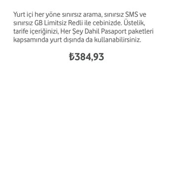 Vodafone Hat Sınırsız Paket