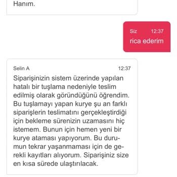 Yemeksepeti Teslim Edildi Görünen Ancak Edilmeyen Sipariş