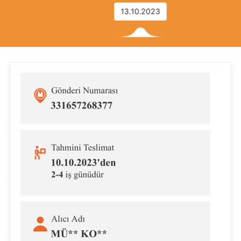 Trendyol Gelen Kargolar Kapıma Gelmeden Geri Gidiyor