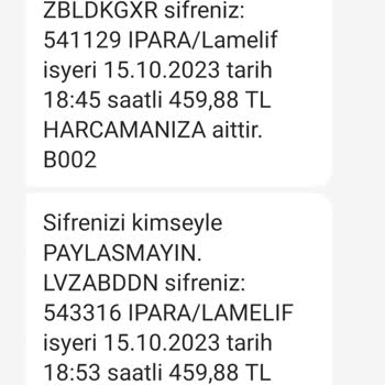 İPara/lamelif İle İlgili Alışveriş Denemeleri