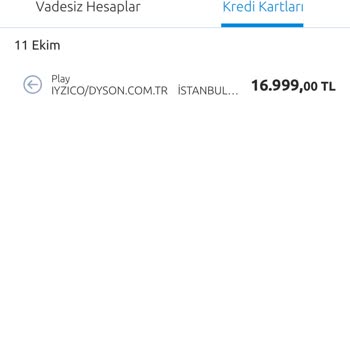 1 Haftadır Dyson Siparişim Oluşmadı