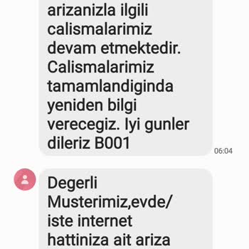 Türk Telekom Taahhüt Edilen İnternet Hizmetinin Verilememesi