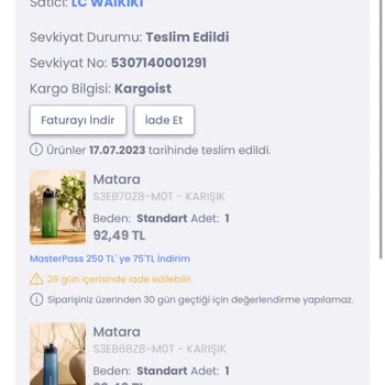 LC Waikiki Kalitesiz Ürün Üretimi