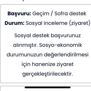 İstanbul Senin Geçim Sofra Destek Başvurusu