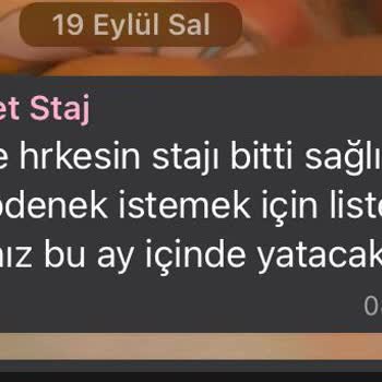 Ceyhan Devlet Hastanesi Yatmayan Staj Parası