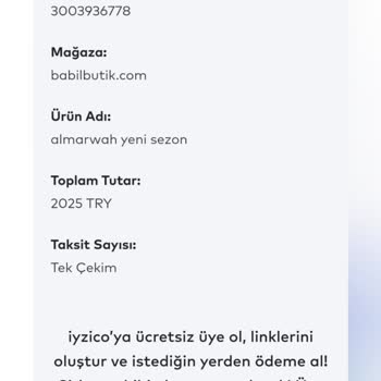 Babil Butik Kargo Ücreti Kesiyorlar