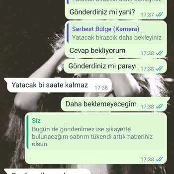 Serbestbolgeburada Adlı Hesap Para İademi Yapmıyor