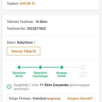 Trendyol Express Kargom Bekletiliyor Ve Gönderilmiyor