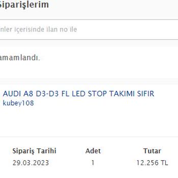 Sahibinden.com Güvenli E-ticaret KB Auto Parts