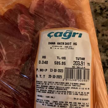 Çağrı Hipermarket Antrikot İle Biftek Aynı Et Midir?