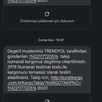 Sürat Kargo Kargom Dolaştırılıyor, Teslim Edildi Gözüküp Teslim Edilmemiştir.
