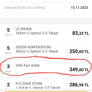 VakıfBank World Platinum Kredi Kartımdan Yıllık Kart Aidatı Kesilmesi