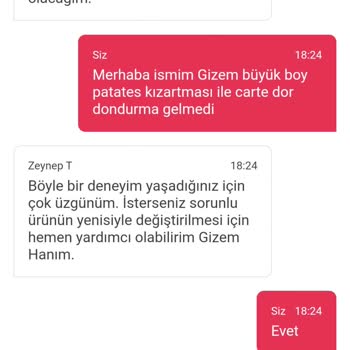 Popeyes Eksik Ürün Gönderilmedi Cepa AVM Den Geldi Ürün